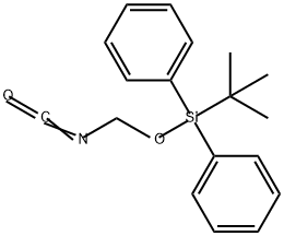 Silane, (1,1-dimethylethyl)(isocyanatomethoxy)diphenyl- (9CI) Structural