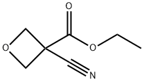 Ethyl 3-cyanooxetane-3-carboxylate Structural