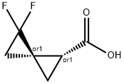 Spiro[2.2]pentane-1-carboxylic acid, 4,4-difluoro-, (1R,3S)-rel- Structural