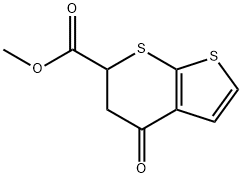 methyl 4-oxo-5,6-dihydrothieno[2,3-b]thiopyran-6-carboxylate Structural