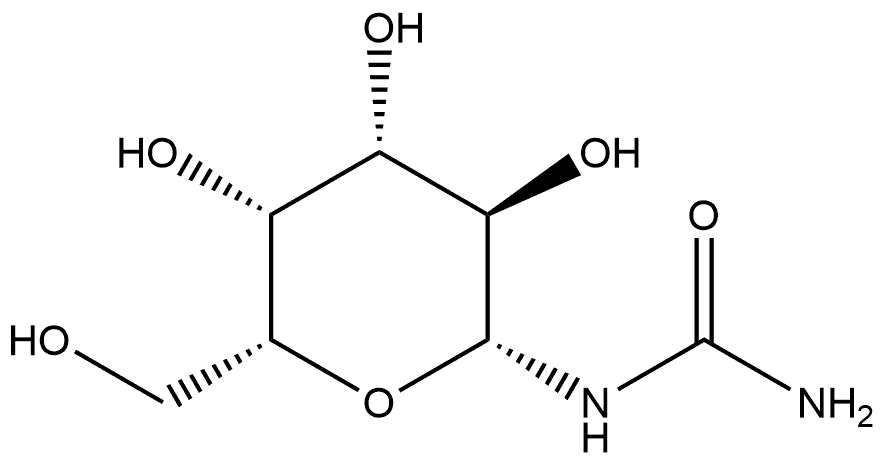 Urea, N-β-D-galactopyranosyl- Structural