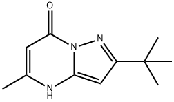 Pyrazolo[1,5-a]pyrimidin-7(4H)-one, 2-(1,1-dimethylethyl)-5-methyl- Structural