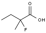 Butanoic acid, 2-fluoro-2-methyl- Structural