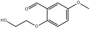 Benzaldehyde, 2-(2-hydroxyethoxy)-5-methoxy- Structural