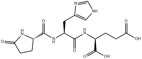 L-Glutamic acid, N-[N-(5-oxo-L-prolyl)-L-histidyl]- (9CI) Structural