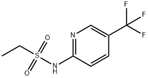 Ethanesulfonamide, N-[5-(trifluoromethyl)-2-pyridinyl]- Structural