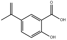Benzoic acid, 2-hydroxy-5-(1-methylethenyl)- Structural