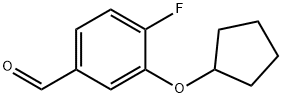 Benzaldehyde, 3-(cyclopentyloxy)-4-fluoro- Structural