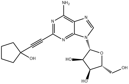 Adenosine, 2-[(1-hydroxycyclopentyl)ethynyl]- (9CI) Structural