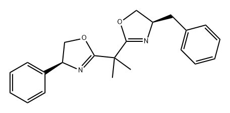Oxazole, 2-[1-[(4R)-4,5-dihydro-4-(phenylmethyl)-2-oxazolyl]-1-methylethyl]-4,5-dihydro-4-phenyl-, (4S)- Structural