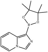 Imidazo[1,5-a]pyridine, 1-(4,4,5,5-tetramethyl-1,3,2-dioxaborolan-2-yl)- Structural