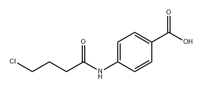 Benzoic acid, 4-[(4-chloro-1-oxobutyl)amino]- Structural