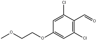 Benzaldehyde, 2,6-dichloro-4-(2-methoxyethoxy)- Structural