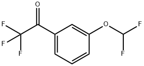 Ethanone, 1-[3-(difluoromethoxy)phenyl]-2,2,2-trifluoro- Structural