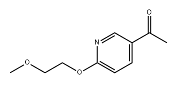 Ethanone, 1-[6-(2-methoxyethoxy)-3-pyridinyl]- Structural
