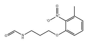 Formamide, N-[3-(3-methyl-2-nitrophenoxy)propyl]- Structural
