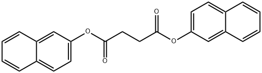 Di(naphthalen-2-yl) succinate Structural