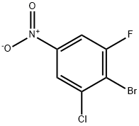 Benzene, 2-bromo-1-chloro-3-fluoro-5-nitro- Structural