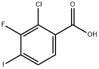Benzoic acid, 2-chloro-3-fluoro-4-iodo- Structural