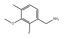 Benzenemethanamine, 2-fluoro-3-methoxy-4-methyl- Structural