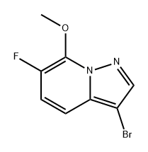 Pyrazolo[1,5-a]pyridine, 3-bromo-6-fluoro-7-methoxy- Structural