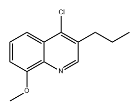 Quinoline, 4-chloro-8-methoxy-3-propyl- Structural