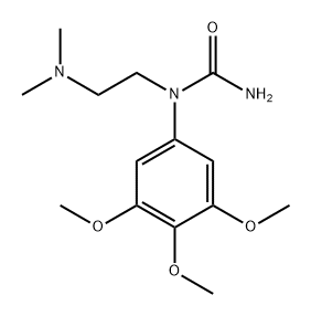 Urea, N-[2-(dimethylamino)ethyl]-N-(3,4,5-trimethoxyphenyl)- Structural