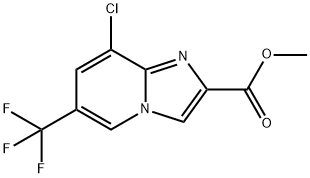 Imidazo[1,2-a]pyridine-2-carboxylic acid, 8-chloro-6-(trifluoromethyl)-, methyl ester Structural