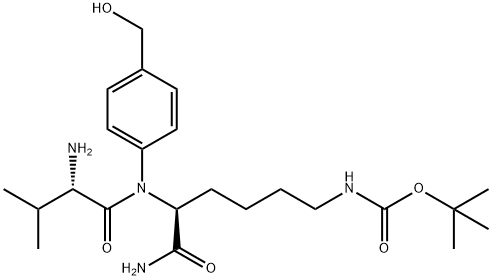 Val-Lys(Boc)-PAB Structural
