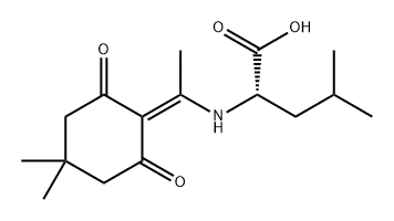 L-Leucine, N-[1-(4,4-dimethyl-2,6-dioxocyclohexylidene)ethyl]- Structural