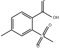Benzoic acid, 4-methyl-2-(methylsulfonyl)- Structural