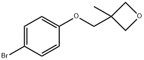 Oxetane, 3-[(4-bromophenoxy)methyl]-3-methyl- Structural
