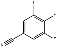 Benzonitrile, 3,4-difluoro-5-iodo- Structural
