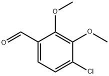 Benzaldehyde, 4-chloro-2,3-dimethoxy- Structural
