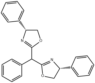Oxazole, 2,2'-(phenylmethylene)bis[4,5-dihydro-4-phenyl-, (4R,4'R)- Structural