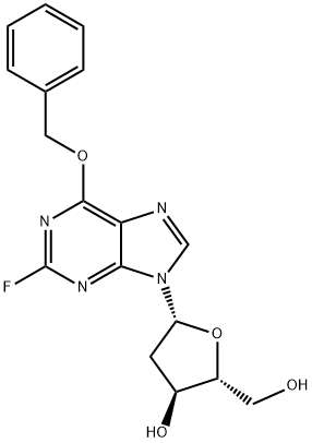 Inosine, 2'-deoxy-2-fluoro-6-O-(phenylmethyl)- (9CI) Structural