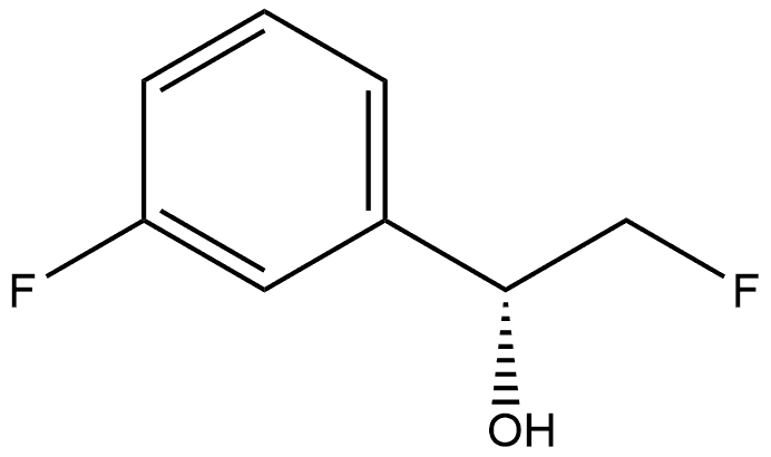 Benzenemethanol, 3-fluoro-α-(fluoromethyl)-, (αR)- Structural