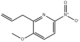 Pyridine, 3-methoxy-6-nitro-2-(2-propen-1-yl)- Structural