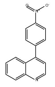 Quinoline, 4-(4-nitrophenyl)- Structural