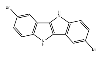 Indolo[3,2-b]indole, 3,8-dibromo-5,10-dihydro- Structural