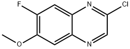 Quinoxaline, 2-chloro-7-fluoro-6-methoxy- Structural