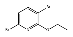 Pyridine, 3,6-dibromo-2-ethoxy- Structural