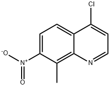Quinoline, 4-chloro-8-methyl-7-nitro- Structural