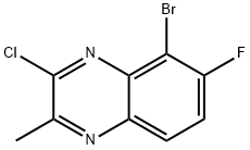 Quinoxaline, 5-bromo-3-chloro-6-fluoro-2-methyl- Structural