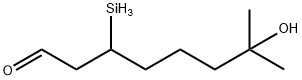 Octanal, 7-hydroxy-7-methyl-3-silyl- Structural