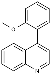 Quinoline, 4-(2-methoxyphenyl)- Structural