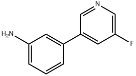 Benzenamine, 3-(5-fluoro-3-pyridinyl)- Structural