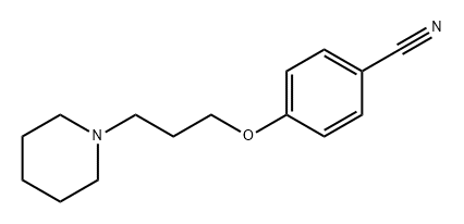 Benzonitrile, 4-[3-(1-piperidinyl)propoxy]- Structural