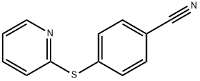 Benzonitrile, 4-(2-pyridinylthio)- Structural