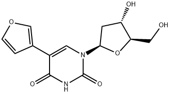 Uridine, 2'-deoxy-5-(3-furanyl)- Structural